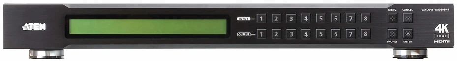 ATEN VM0808HB-AT-G matricos jungiklis AV matricos perjungiklis Įmontuotas ekranas 38,1 W
