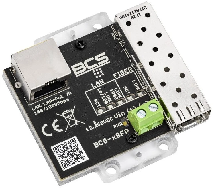BCS BCS-XSFP tinklo medijos keitiklis Vidinis 1000 Mbit/ai
