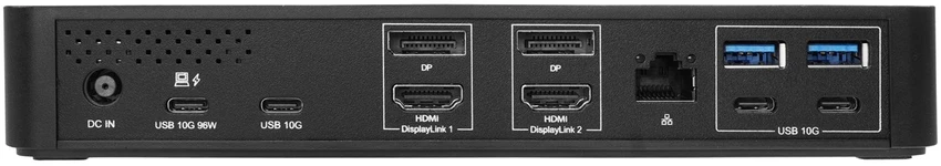 Carruzzo Conceptronic DONN31B knyginių kompiuterių dokas / jungčių replikatorius Vielinis USB 3.2 Gen 2 (3.1 Gen 2) Type-C Juoda