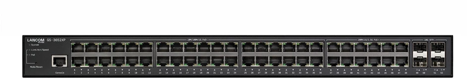 Šakotuvas Komutatorius - LANCOM GS-3652XP 48 Portai 200-256 Gbps PoE+ 740W