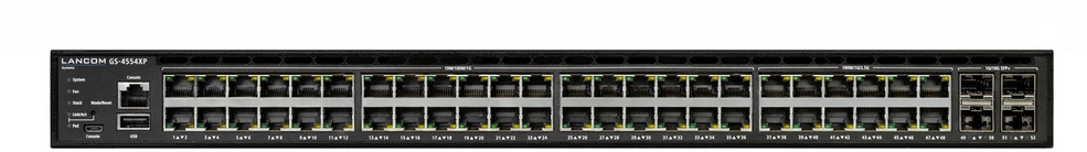 Šakotuvas LANCOM GS-4554XP - kelių gigabitų prieigos jungiklis su 5