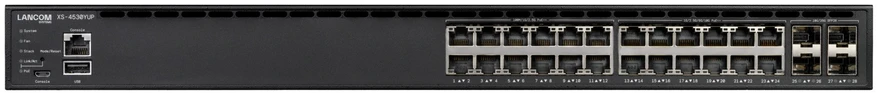 Šakotuvas Carruzzo LANCOM XS-4530YUP Valdomas L3 10G Ethernet (100/1000/10000) Maitinimas per Ethernetą (PoE) 1U Juoda