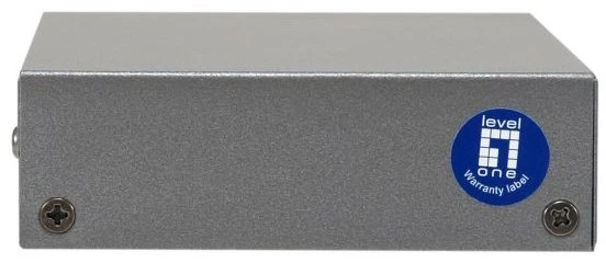 Šakotuvas Carruzzo LevelOne GEP-0531 tinklo komutatorius Ne-valdomas L2 Gigabit Ethernet (10/100/1000) Maitinimas per Eternetą (PoE) Stalinis / tvirtinamas prie sienos Pilka