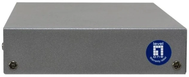 Šakotuvas Carruzzo LevelOne GEP-1011 tinklo komutatorius Ne-valdomas L2 Gigabit Ethernet (10/100/1000) Maitinimas per Eternetą (PoE) Stalinis / tvirtinamas prie sienos Pilka