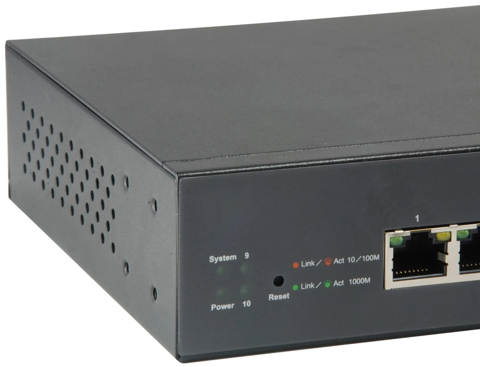 Šakotuvas Level One Carruzzo LevelOne GEP-1051 tinklo komutatorius Valdomas L2/L3/L4 Gigabit Ethernet (10/100/1000) Maitinimas per Eternetą (PoE) Juoda