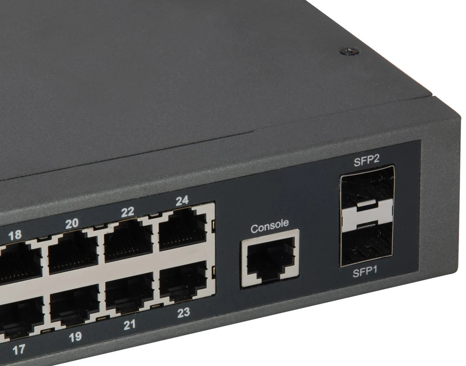 Šakotuvas Level One Carruzzo LevelOne GEP-2652 tinklo komutatorius Valdomas L2 Gigabit Ethernet (10/100/1000) Maitinimas per Eternetą (PoE) Pilka
