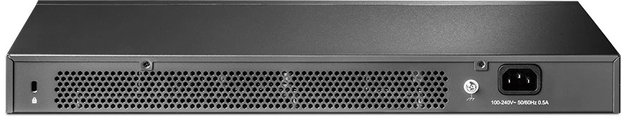 Šakotuvas Carruzzo TP-Link JetStream TL-SG3428X tinklo komutatorius Valdomas L2+/L3 Gigabit Ethernet (10/100/1000) 1U Juoda