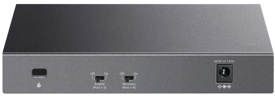 Šakotuvas Carruzzo TP-Link LiteWave LS108GP tinklo komutatorius Ne-valdomas Gigabit Ethernet (10/100/1000) Maitinimas per Eternetą (PoE) Juoda