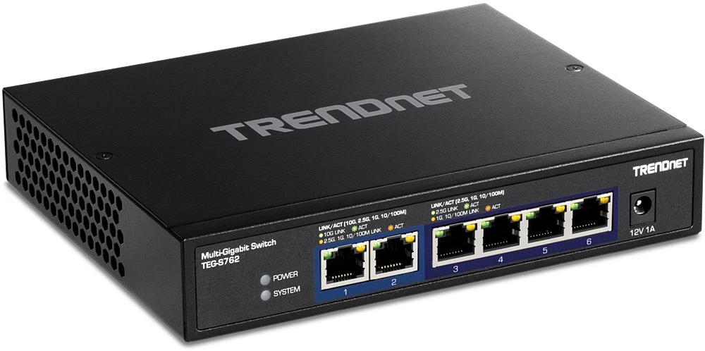 Šakotuvas Trendnet 6-PORT 10G SWITCH - .