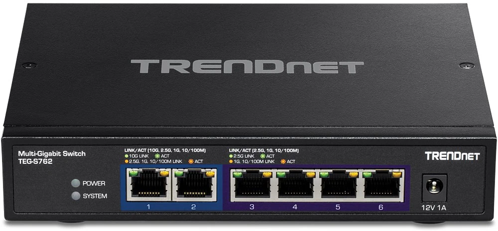 Šakotuvas Trendnet 6-PORT 10G SWITCH - .
