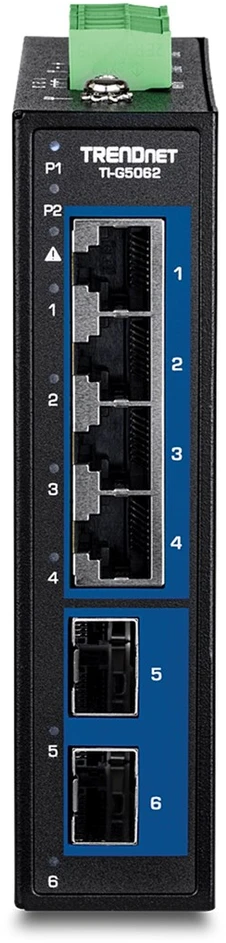 Šakotuvas Carruzzo Trendnet TI-G5062 tinklo komutatorius Ne-valdomas 2.5G Ethernet (100/1000/2500) Juoda