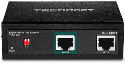 Šakotuvas Carruzzo Trendnet TI-SG104 tinklo dalytuvas Maitinimas per Eternetą (PoE) Juoda