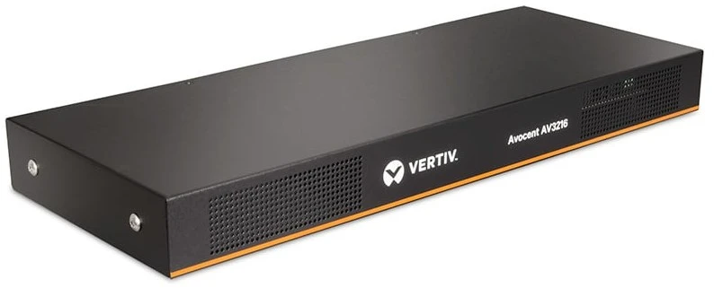 Carruzzo Vertiv Avocent AV 3216 KVM jungiklis Stovo montavimas Juoda