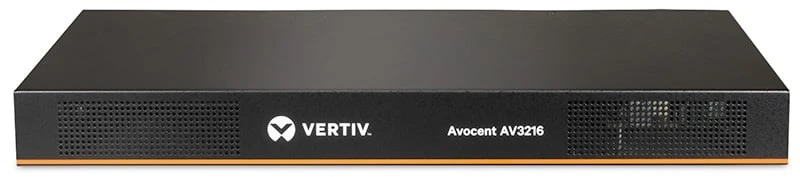 Carruzzo Vertiv Avocent AV 3216 KVM jungiklis Stovo montavimas Juoda