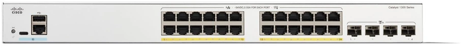 Šakotuvas Cisco CATALYST 1300 24-PORT GE FULL - POE 4X10G SFP+