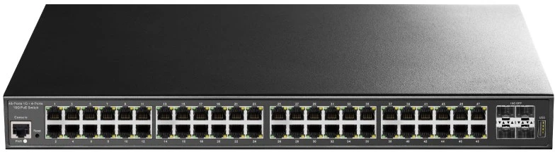 Šakotuvas Cudy GS2048PS4 Valdomas L2 Gigabit Ethernet (10/100/1000) Maitinimas per Ethernet (PoE) Juodas