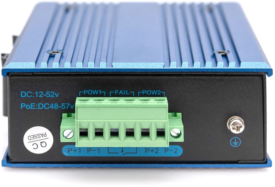 Šakotuvas Digitus DN-651130 tinklo komutatorius Ne-valdomas Fast Ethernet (10/100) Juoda, Mėlyna