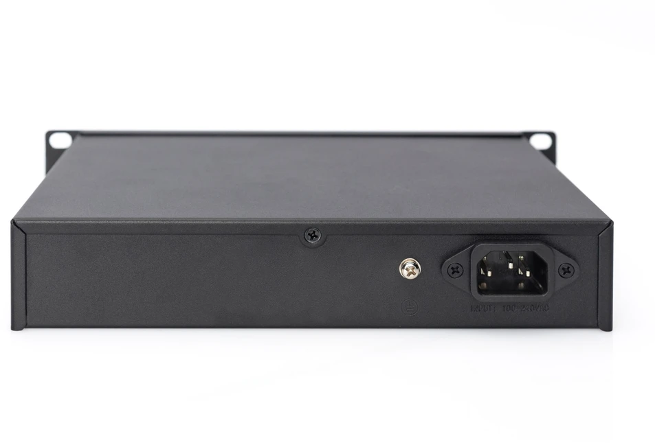 Šakotuvas Digitus DN-80115-1 tinklo komutatorius Ne-valdomas Gigabit Ethernet (10/100/1000) 1U Pilka