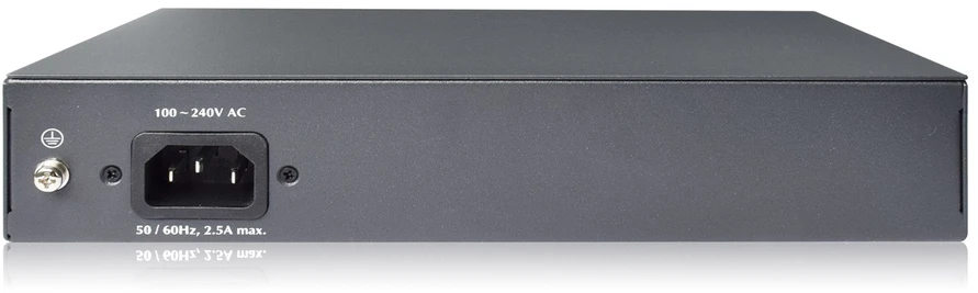 Šakotuvas Digitus 8 prievadų Fast Ethernet PoE jungiklis + 2 prievadų Uplink DN-95323-1 10/100 Mbps (RJ-45), nevaldomas, stalinis, maitinimo tipas vidinis, eterneto LAN (RJ-45) jungtys 8