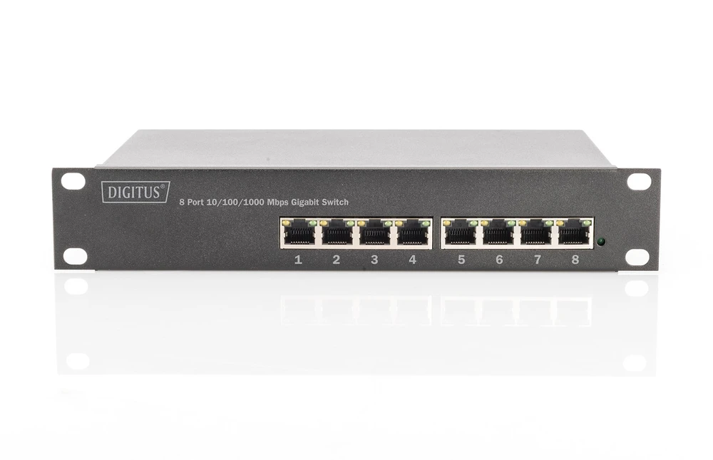 Šakotuvas Digitus DN-95331 tinklo komutatorius Valdomas L2+ Gigabit Ethernet (10/100/1000) Maitinimas per Eternetą (PoE) Juoda
