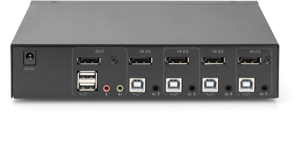Digitus DS-12891 KVM jungiklis Juoda