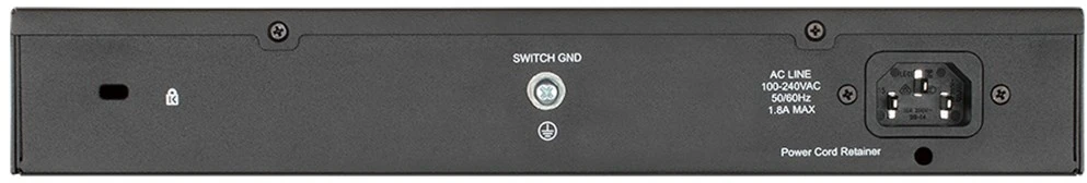 Šakotuvas DLI D-Link DGS-1100-18PV2 tinklo komutatorius Valdomas L2 Gigabit Ethernet (10/100/1000) Maitinimas per Eternetą (PoE) 1U Juoda