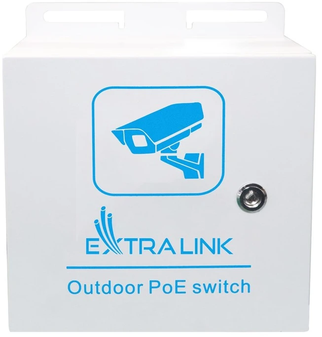Šakotuvas Extralink EX.32794 tinklo komutatorius Valdomas L2 Gigabit Ethernet (10/100/1000) Maitinimas per Eternetą (PoE) Balta