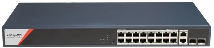 Šakotuvas Jungiklis POE DS-3E1520HP-SI-16P2T2F 16 PRIEVADŲ SFP Hikvision