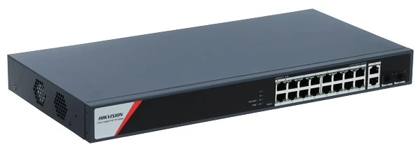 Šakotuvas Jungiklis POE DS-3E1520HP-SI-16P2T2F 16 PRIEVADŲ SFP Hikvision