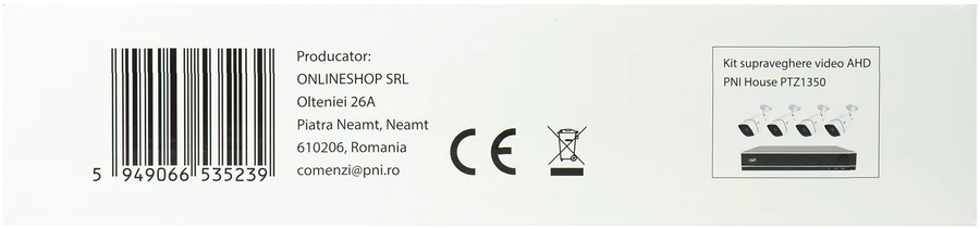 Šakotuvas Komutatorius PNI SW016, 16 x 10/100/1000 Mbps, Gigabit, metalinis korpusas