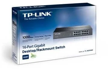 Šakotuvas TP-LINK 16 port Gigab. ECO-Switch 19in