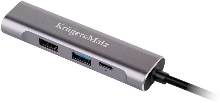 Kruger & Matz USB C į HDMI/USB 3.0/USB 2.0/USB 2.0/USB C prievado adapteris
