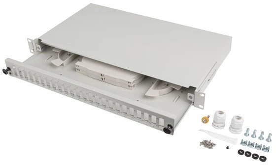 Šakotuvas LANBERG šviesolaidinė komutacinė panelė 24XSCDX/12XLCQD Rack 19inch