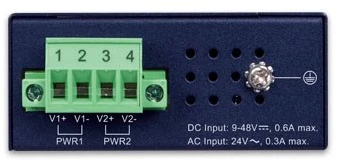 Šakotuvas PLANET IGS-510TF komutatorius bevielis Gigabit Ethernet (10/100/1000) Mėlyna