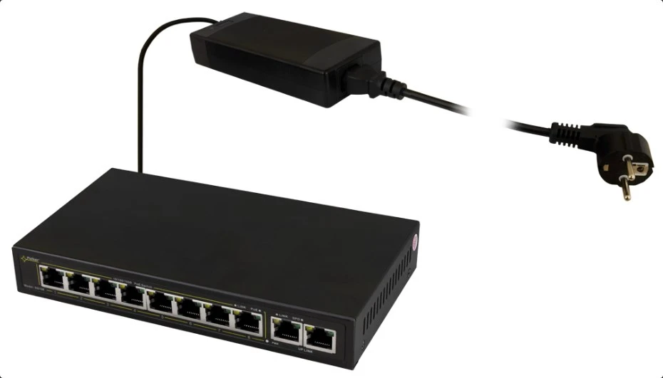 Šakotuvas SWITCH POE SG-108 8 PRIEVADŲ PULSAR