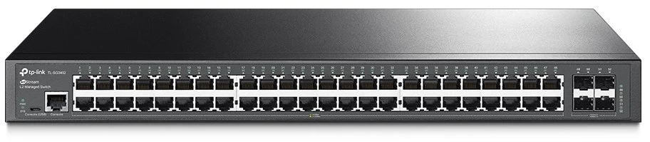 Šakotuvas TP-Link JetStream TL-SG3452 tinklo komutatorius Valdomas L2 Gigabit Ethernet (10/100/1000) 1U Juoda