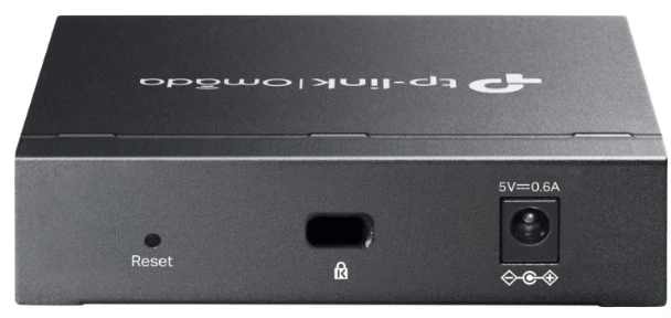 Šakotuvas TP-Link Omada ES205G tinklo komutatorius Valdomas Gigabit Ethernet (10/100/1000) Juoda
