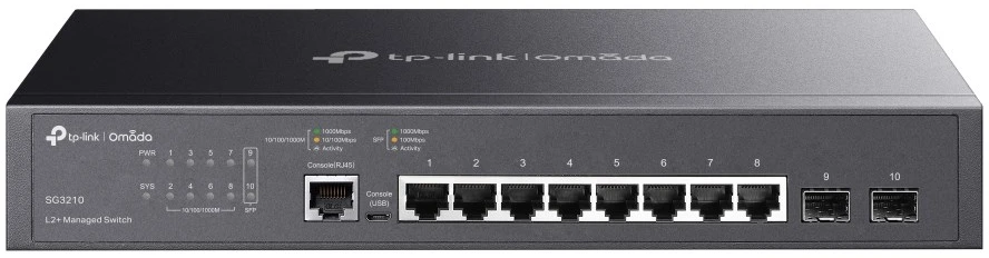 Šakotuvas JUNGIKLIS TL-SG3210 8 PRIEVADŲ SFP TP-LINK