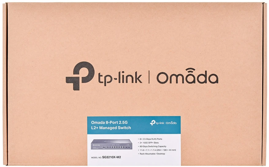 Šakotuvas TP-Link Omada 8 prievadų 2.5G L2+ valdomas komutatorius