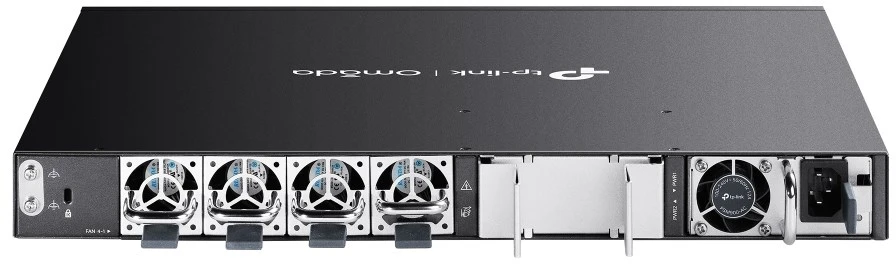 Šakotuvas TP-LINK SG6428XHP Omada 24 prievadų Gigabit sukraunamas L3 valdomas PoE+ jungiklis su 4 10G lizdais | TP-LINK