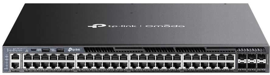 Šakotuvas TP-LINK SG6654XHP Omada 48-Port Gigabit sukraunamas L3 valdomas PoE+ jungiklis su 6 10G lizdais | TP-LINK