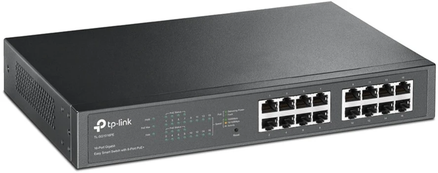 Šakotuvas TP-Link 16-P GIGABIT DESKTOP/RACKMOUNT - .