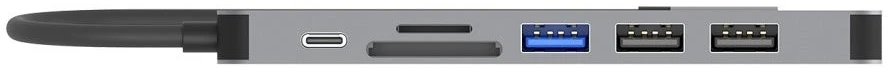 UNITEK H1118A HUB USB-C 7in1 PD 100W HDMI 4K ALU