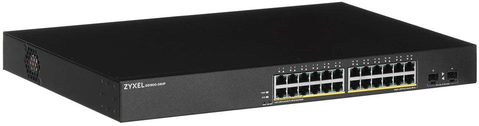 Šakotuvas ZYXEL GS1900-24HP V2, 24 PORT GBE L2 POE SMART SWITCH, MONTAVIMAS, 170 W (5 M. GARANTIJA)