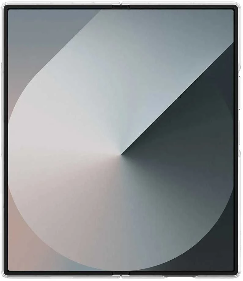 Dėklas „Samsung Galaxy Fold6“ skaidrus dangtelis su permatomu dirželiu