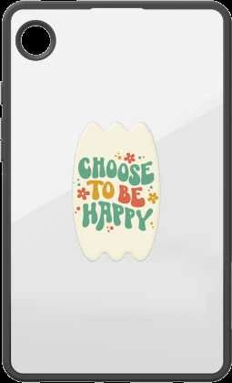 112803 Samsung FPX115AMBGW Tab A9 Hybrid Edge Cover with Finger Tok Transparent, Žalias