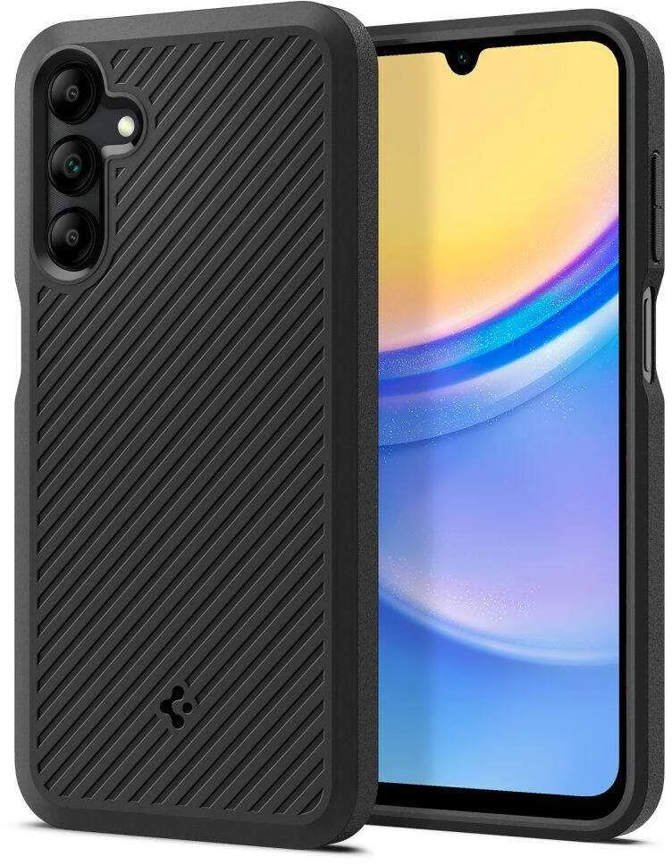 Samsung Galaxy A15 4G / 5G Spigen Core Armor Matte dėklas telefonui juodos spalvos