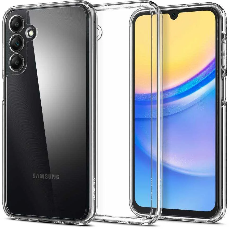 Spigen Ultra Hybrid dėklas skirtas Samsung Galaxy A15 5G, spalva - Crystal Clear
