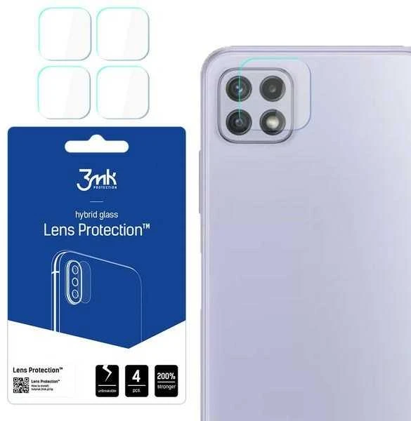 3MK FLEXIBLE GLASS LENS HYBRID GLASS SAMSUNG GALAXY A22 4G FOR 4 PCS CAMERA