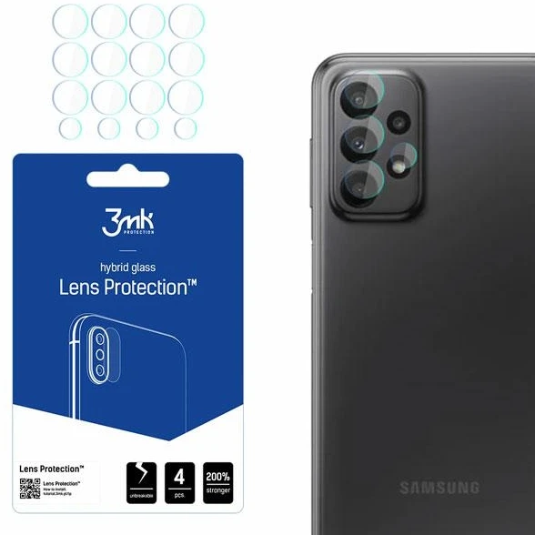 3MK objektyvo apsauga Samsung A23 4G A235 fotoaparato objektyvo apsauga 4vnt